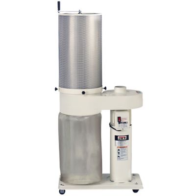 JET Dust Collector with 2 Micron Canister Filter, 650 CFM, 1 Phase, 115/230V
