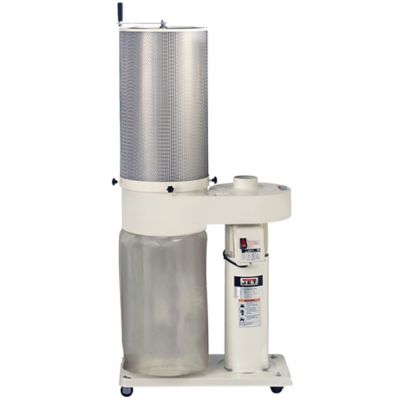 JET 650 CFM Dust Collector with 2 Micron Canister Filter, 115/230V, 1 Phase