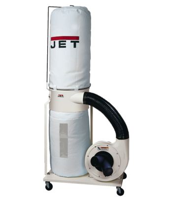 JET 1.5 HP 1100 CFM Dust Collector with Bag Filter Kit, 1 Ph, 115/230V, 11/5.5A