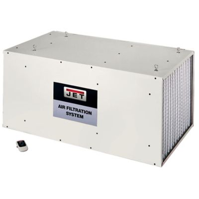 JET Air Filtration System for Wood Shops, 1,700 CFM, 3-Speed, Remote Control