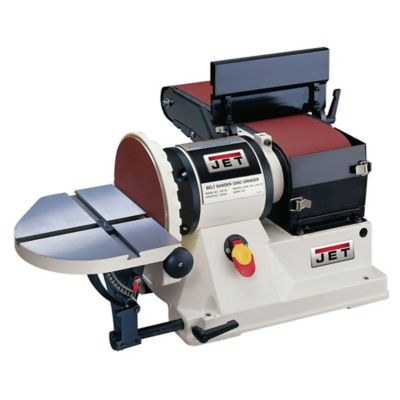 JET 6 in. Belt and 9 in. Disc Sander Benchtop Combination, 3/4 HP Motor, 115V, 1 PH, 11A, 60 Hz