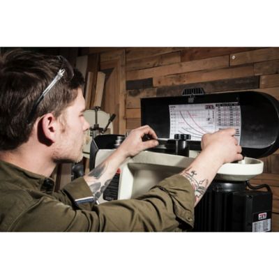 Image showing  8-7/16 in. Swing 16 Speed Floor Standing Drill Press, 3/4 HP