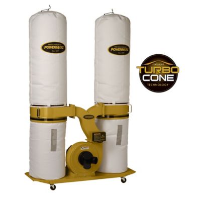 Powermatic 3 HP PM1900TX-BK1 Dust Collector, 1 Ph, 230V, 30-Micron Bag Filter Kit