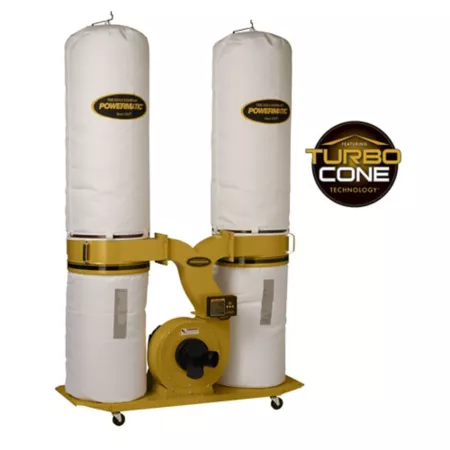 Powermatic 3 HP PM1900TX-BK1 Dust Collector 1 Ph 230 V 30 Micron Bag Filter Kit Dust Collectors