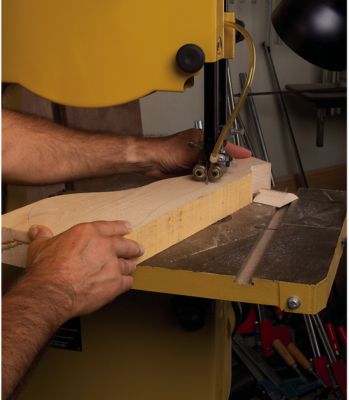 Image showing  5.5A 14 in. Band Saw with Stand and Riser Block