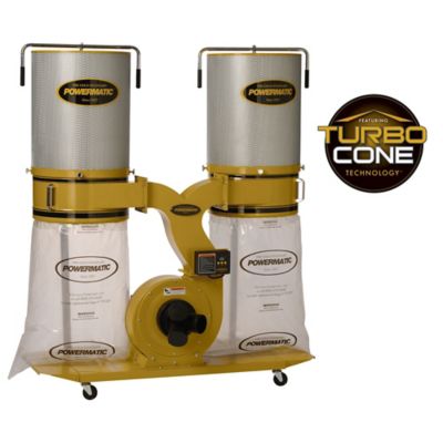 Powermatic 3 HP PM1900Tx-CK1 Dust Collector, 1 Ph, 230V, 2-Micron Canister Kit