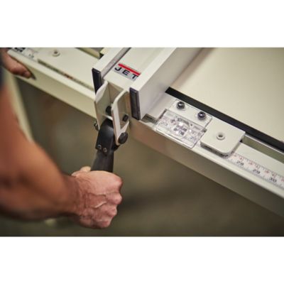 Image showing  10 in. 14.8A/7.4A 1.75 HP 115V 52 in. Proshop Table Saw with Steel Wings