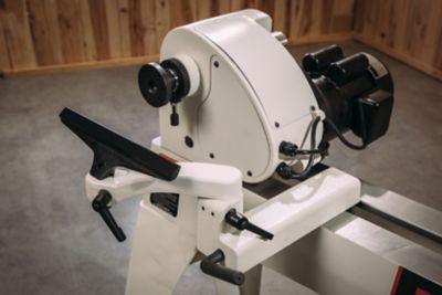 Image showing  14 in. x 40 in. Wood Lathe Machine with Legs