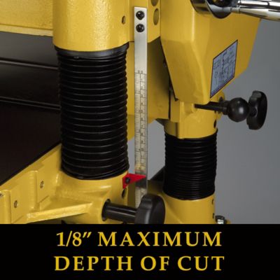 Image showing  20 in. Planer with Straight Knives, 5 HP, 230V, 1 Ph