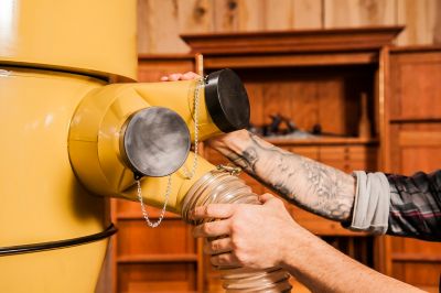 Image showing  3 HP Cyclonic Dust Collector with HEPA Filter Kit