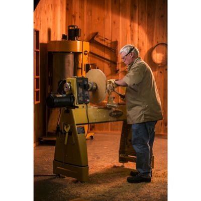 Image showing  2 HP Lathe Machine, 220V, 1 Ph with Risers