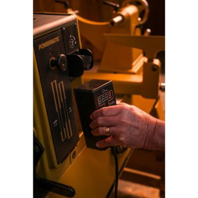 Image showing  2 HP Lathe Machine, 220V, 1 Ph with Risers