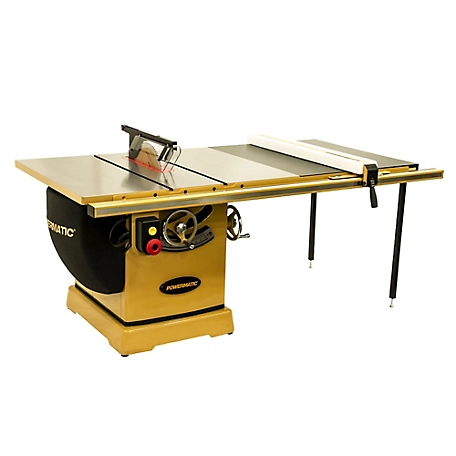 Powermatic 14 in. Cabinet Table Saw, 50 in. RIP with Accu-Fence, 7-1/2 HP, 230/460V, 3 Ph, PM375350K