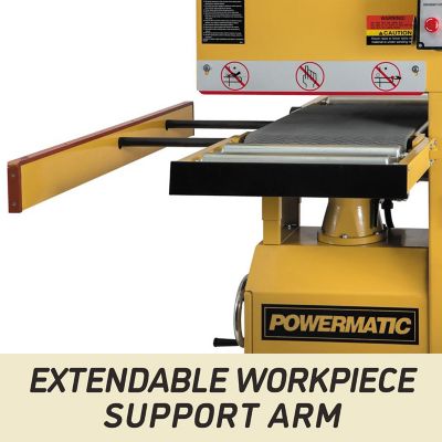 Image showing  16 in. Open End Belt Sander, 5 hp, 230 V, 1 PH, 60 Hz