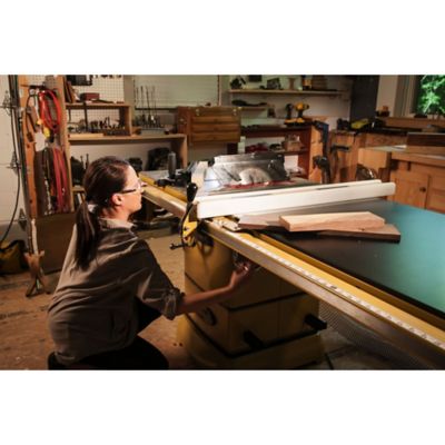 Image showing 3 th Powermatic PM1000 Table Saw, 1.75 HP, 1 Ph, 115V, 52 in. Accufence System