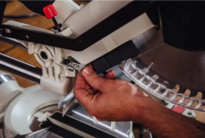 Image showing 6 th JET 12 in. 15A Sliding Dual Bevel Compound Miter Saw