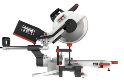 Image showing 7 th JET 12 in. 15A Sliding Dual Bevel Compound Miter Saw
