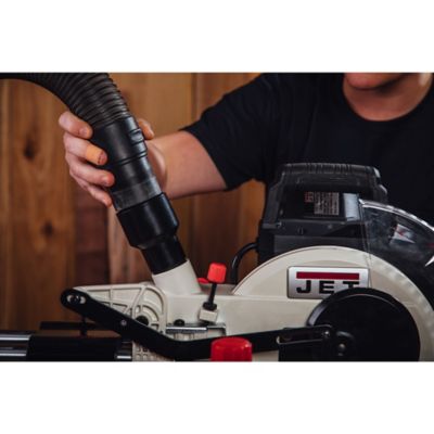 Image showing 17 th JET 12 in. 15A Sliding Dual Bevel Compound Miter Saw