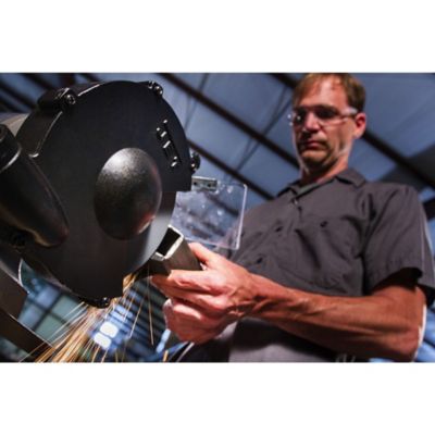 Image showing  8 in. Diameter 8A Shop Grinder with Grinding Wheel and Wire Wheel