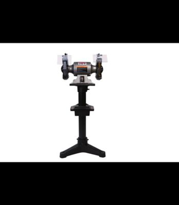 Image showing 6 th JET 8 in. Diameter 8A Shop Grinder with Grinding Wheel and Wire Wheel