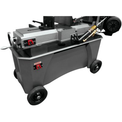 Image showing 8 th JET 4.9A 7 in. x 12 in. Deluxe Metalworking Horizontal and Vertical Band Saw