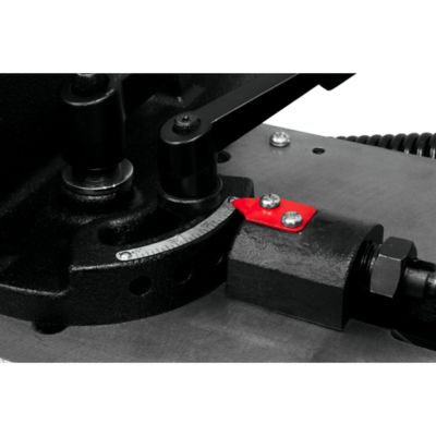 Image showing 9 th JET 4.9A 7 in. x 12 in. Deluxe Metalworking Horizontal and Vertical Band Saw