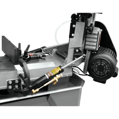 Image showing 10 th JET 4.9A 7 in. x 12 in. Deluxe Metalworking Horizontal and Vertical Band Saw