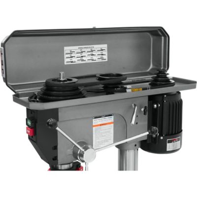 Image showing  10 in. Swing 12-Speed Swing Step Pulley Floor Drill Press, 20 in.