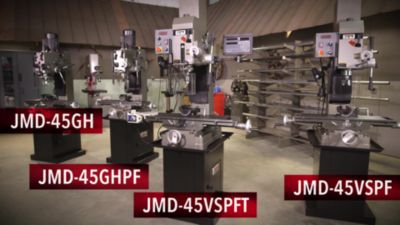 Image showing  Variable Speed Square Column Geared Head Mill/Drill
