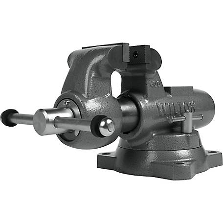 28834 Machinist 8/” Jaw Round Channel Vise with Swivel Base