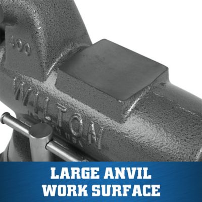 Image showing  4 in. Machinist Round Channel Vise with Swivel Base