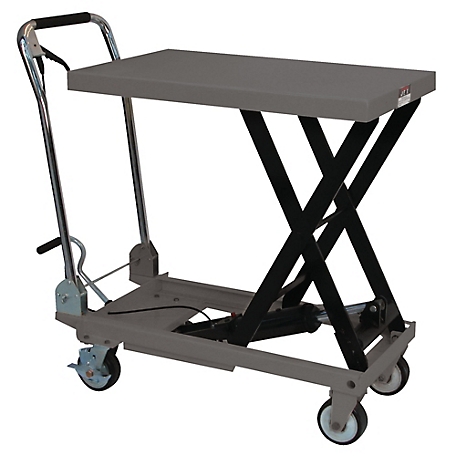 JET 330 lb. Capacity 4-Wheel Folding Handle Lift Table