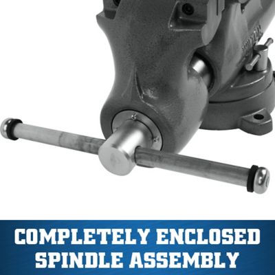 Image showing  6 in. Machinist Round Channel Vise with Swivel Base