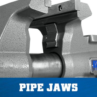 Image showing  8 in. Mechanics Pro Vise, 360 deg. Swivel Base