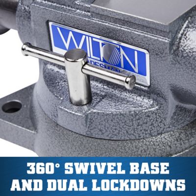 Image showing  5.5 in. Steel Tradesman Vise with Swivel Base