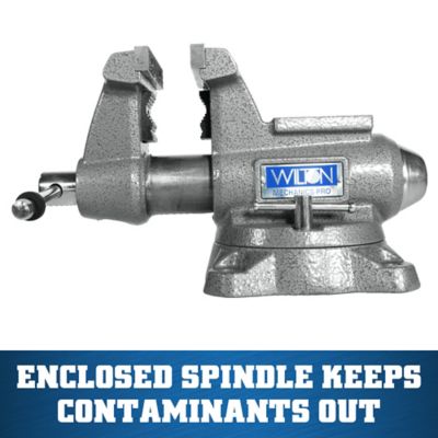 Image showing 5 th Wilton 4.5 in. Mechanics Pro Vise with 360 deg. Swivel Base