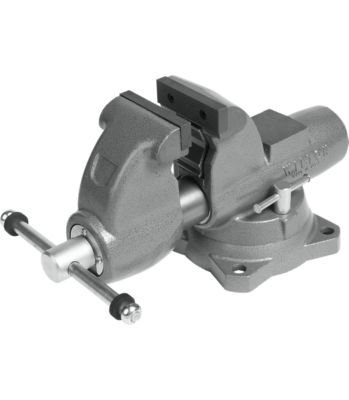 Image showing  4.5 in. Combination Pipe And Bench Jaw Round Channel Vise with Swivel Base