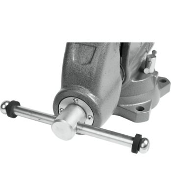 Image showing  4.5 in. Combination Pipe And Bench Jaw Round Channel Vise with Swivel Base