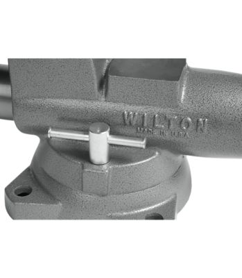 Image showing 5 th Wilton 4.5 in. Combination Pipe And Bench Jaw Round Channel Vise with Swivel Base
