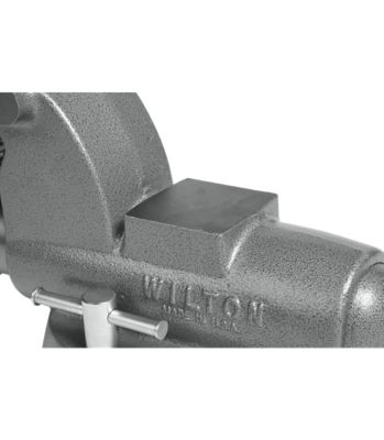 Image showing 6 th Wilton 4.5 in. Combination Pipe And Bench Jaw Round Channel Vise with Swivel Base