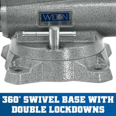Image showing  10 in. Mechanics Pro Vise with 360 deg. Swivel Base