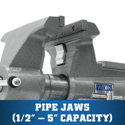 Image showing  10 in. Mechanics Pro Vise with 360 deg. Swivel Base
