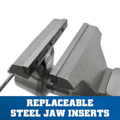 Image showing  10 in. Mechanics Pro Vise with 360 deg. Swivel Base