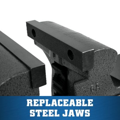 Image showing  6 in. Mechanics Vise with Swivel Base