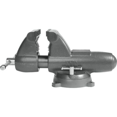 Image showing  6 in. Combination Pipe And Bench Jaw Round Channel Vise with Swivel Base