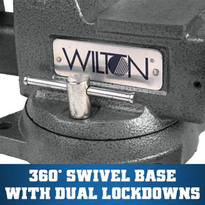 Image showing  4 in. Mechanics Vise with Swivel Base