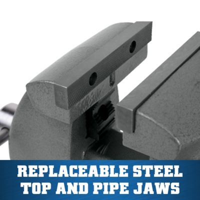 Image showing  5 in. Steel Mechanic's Vise with Swivel Base