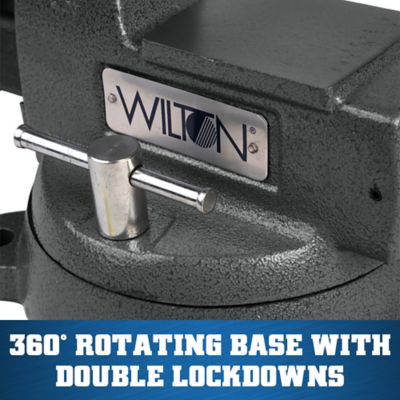 Image showing  5 in. Steel Mechanic's Vise with Swivel Base