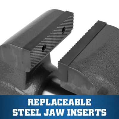 Image showing  5 in. Steel Machinist Round Channel Vise with Swivel Base