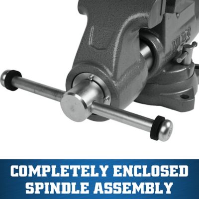 Image showing  5 in. Steel Machinist Round Channel Vise with Swivel Base